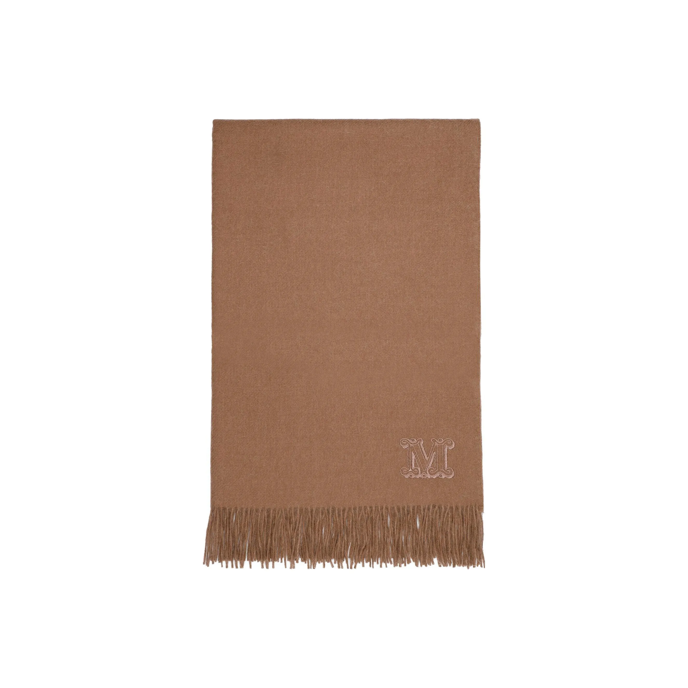 MaxMara Вязаные шарфы Женские Коричневый