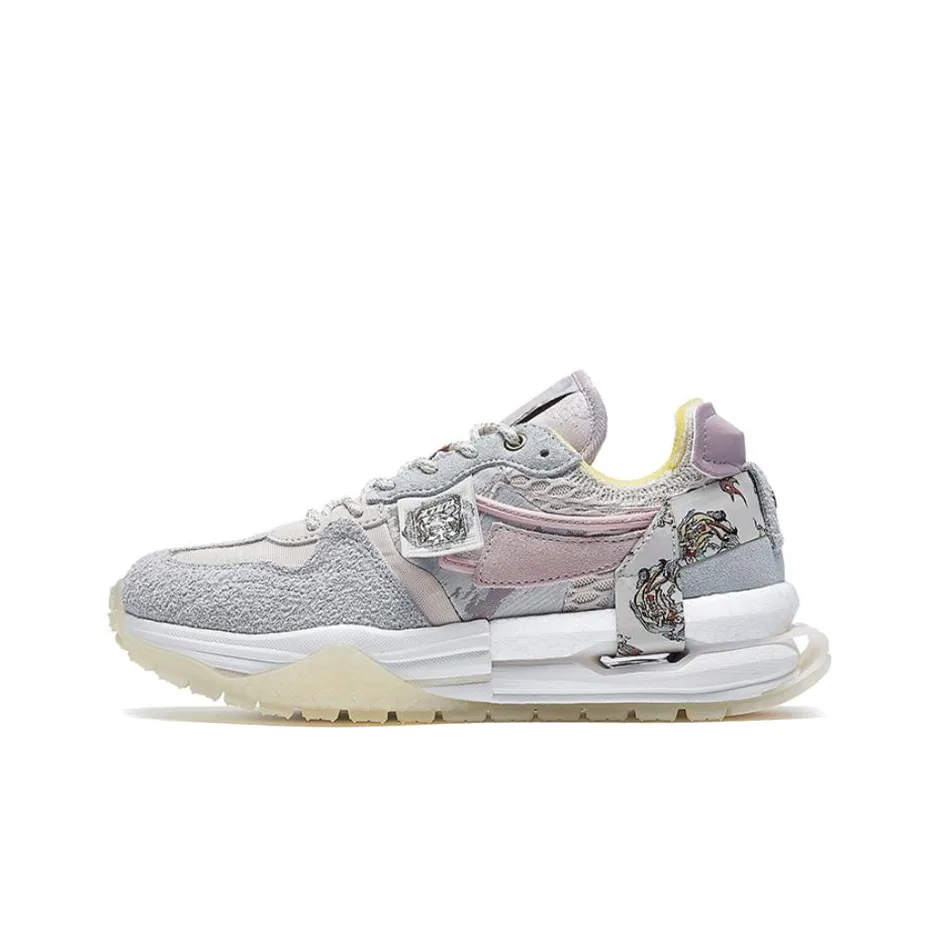 XTEP Sky Ride Collection Slip Resistant, Abrasion Resistant, Lightweight Low Top Casual Shoes Women's