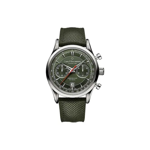 Carl F.Bucherer Автоматический Механический Movement Мужские Часы MANERO Collection 43 мм Зеленые