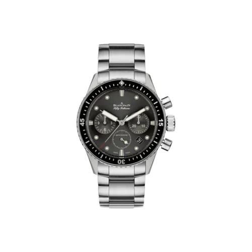 BLANCPAIN Автоматический Механический Движение Мужские FIFTY FATHOMS Часы 43 мм Черные