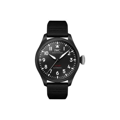 IWC Автоматический Механический Movement Мужские Часы Pilot Collection 43,8 мм Черные