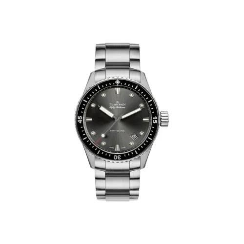 BLANCPAIN Автоматический Механический Движение Мужские FIFTY FATHOMS Часы 43 мм Черные