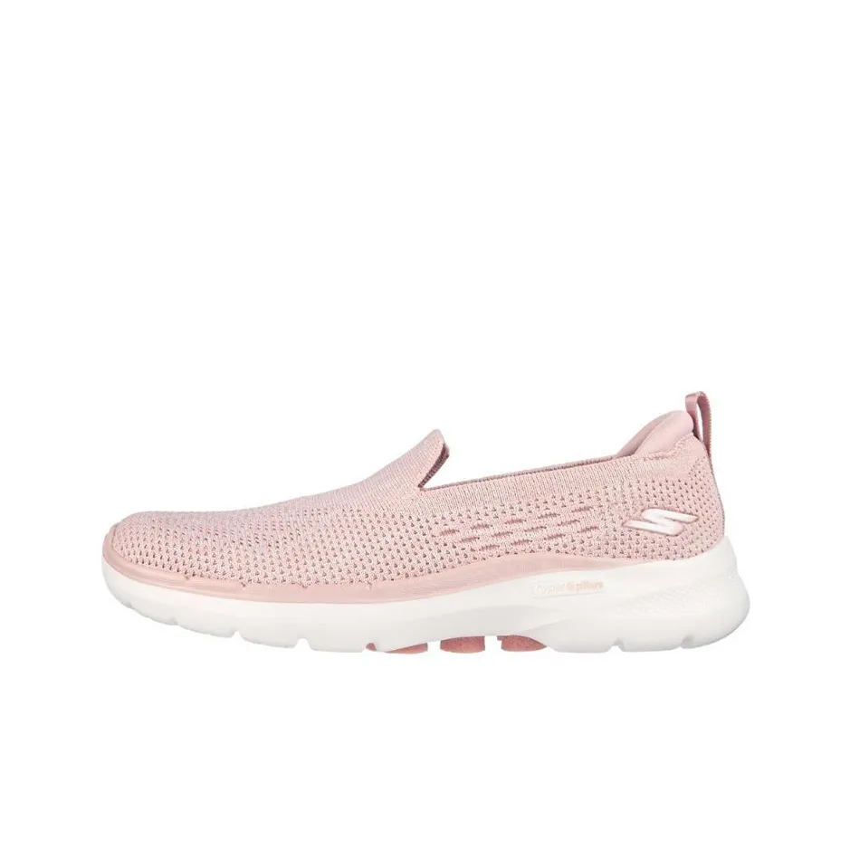 Skechers Go Walk 6 Low Топ Casual Женский Розовый