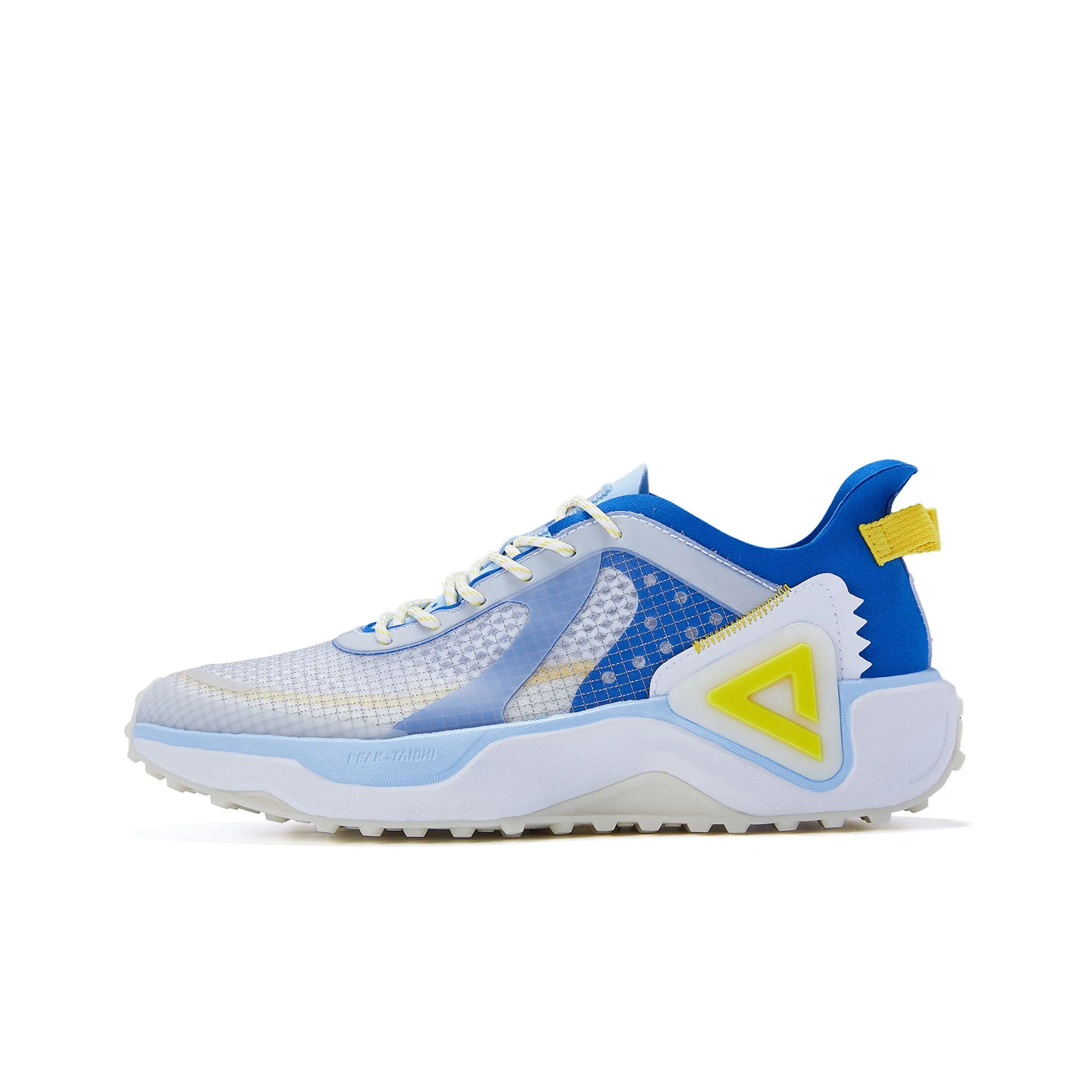 PEAK Taichi Tianxing Cushioned Slip-Resistant Low-Top Sports Casual Shoes Men's White Blue
