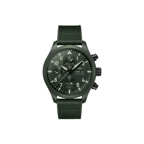 IWC Автоматический Механический Movement Мужские Часы Pilot Collection 44,5 мм Черные