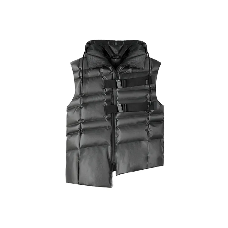NORVINCY Outdoor Two Way Zip Closure Cardigan Vest Winter Unisex