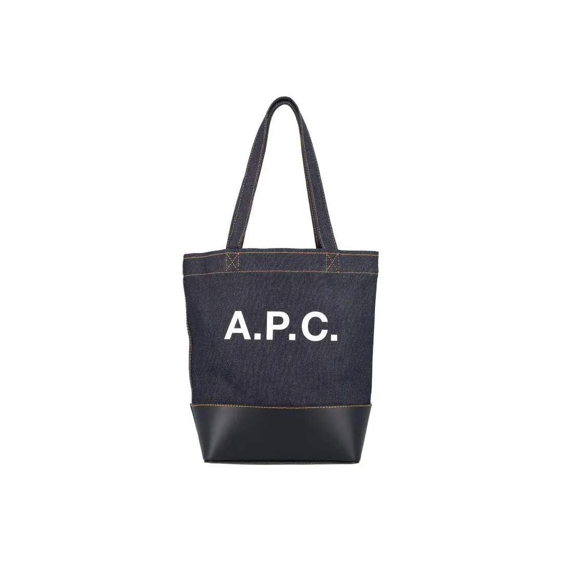 A.P.C Кожа Хлопок Сумка через плечо Женская Темно-синий