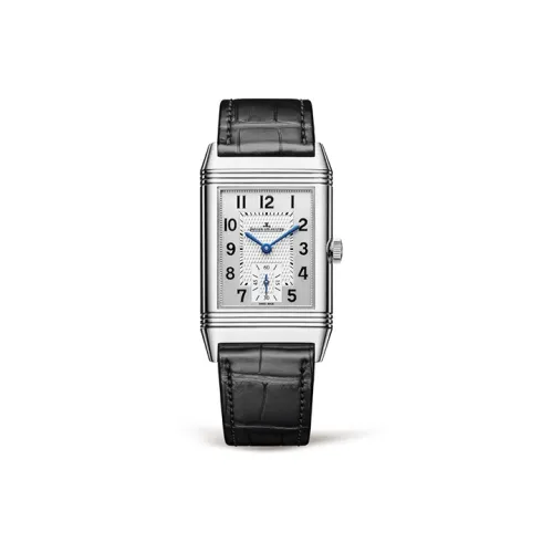 Jaeger LeCoultre Ручной Механический Движение Мужские Flip Collection REVERSO Часы 42,9mm*25,5mm Белый
