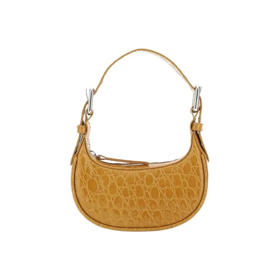 By Far Телячья кожа Сумка Женская Яркая Коричневая