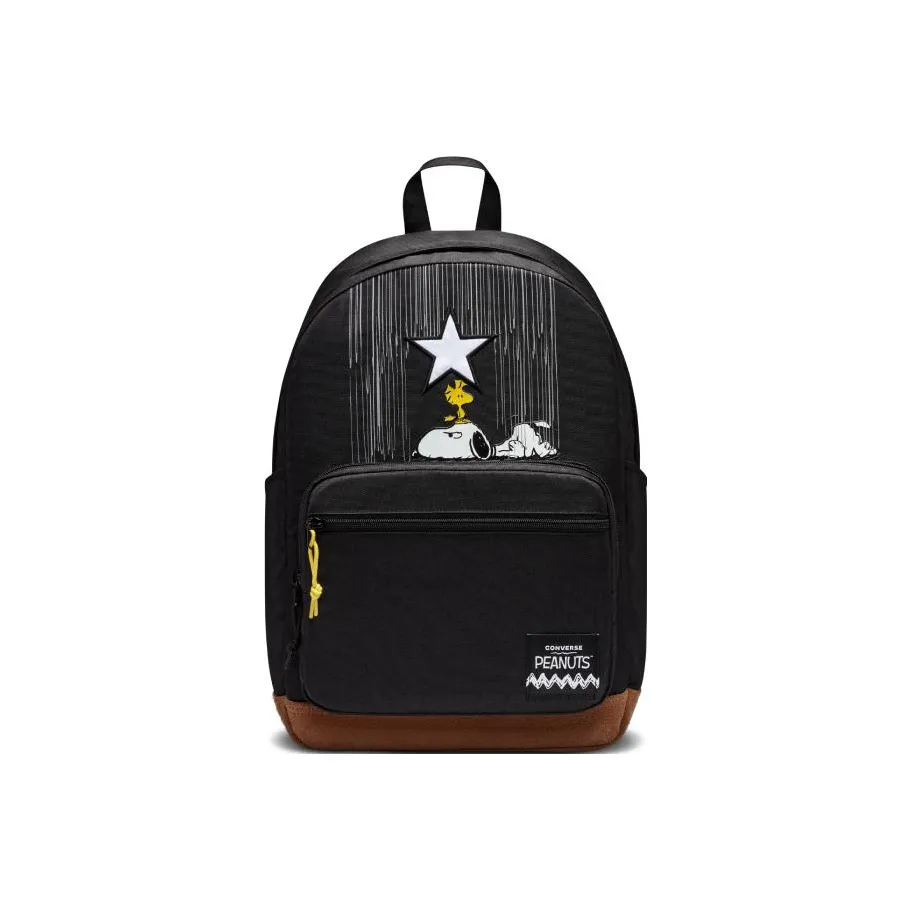 Converse Polyester Backpack Regular Unisex Black Конверс Полиэстер Рюкзак Стандартный Унисекс Черный