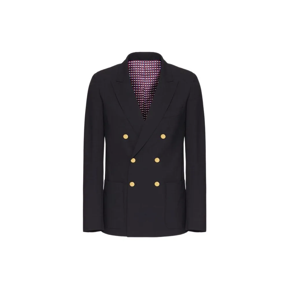 Valentino Double Breasted Long Sleeved Jacket