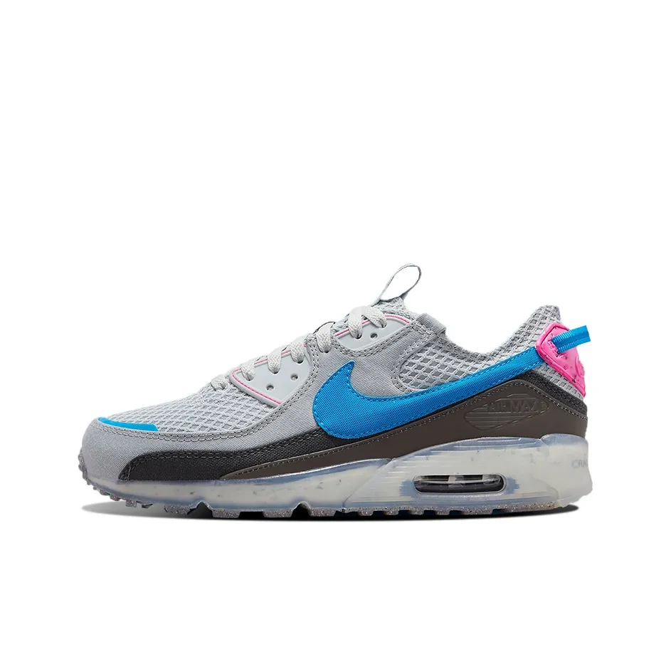 gray and white nike presto running shoes for women