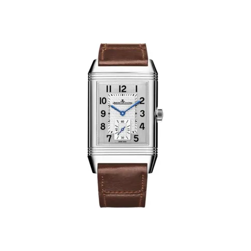 Jaeger LeCoultre Ручной Механический Движение Мужские Flip Collection REVERSO Часы 47mm*28,3mm*10,34mm Белый