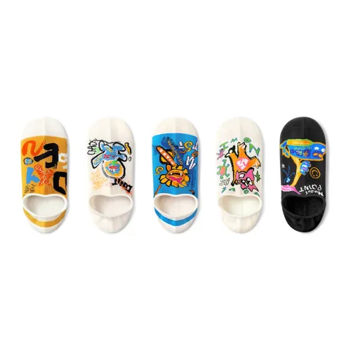 Mast Point Mast Point × Couple Socks 5 пар Мужские No Show носки