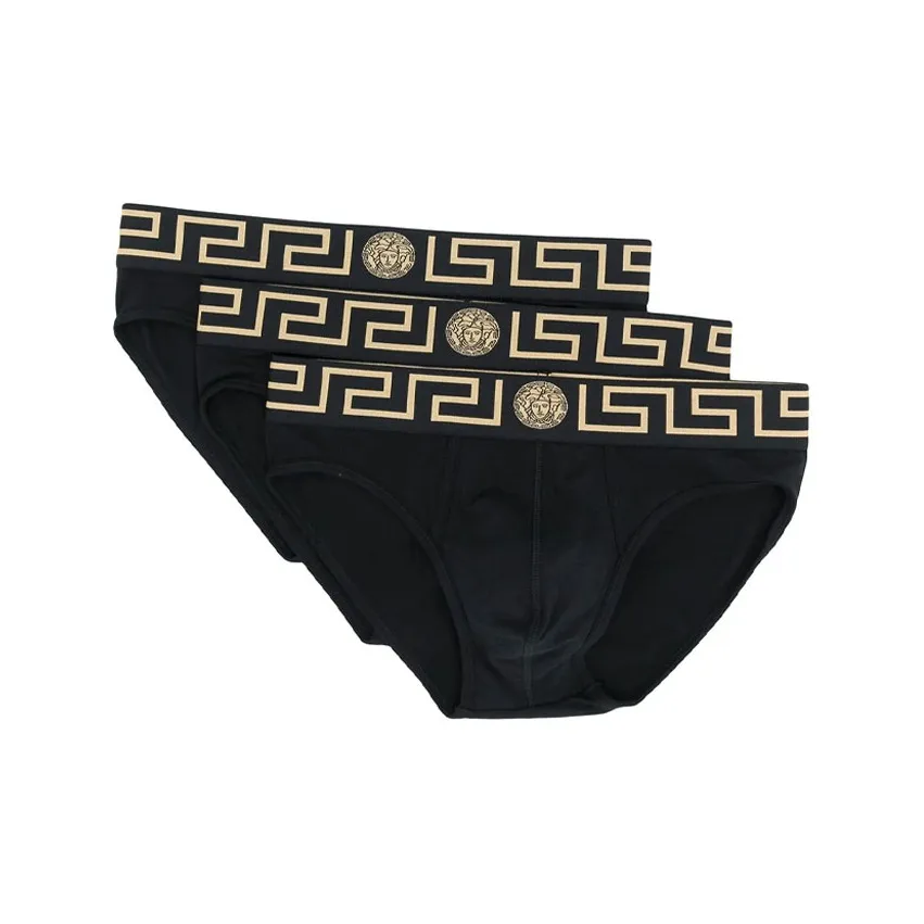 VERSACE Medusa Waistband 3 Pack Briefs