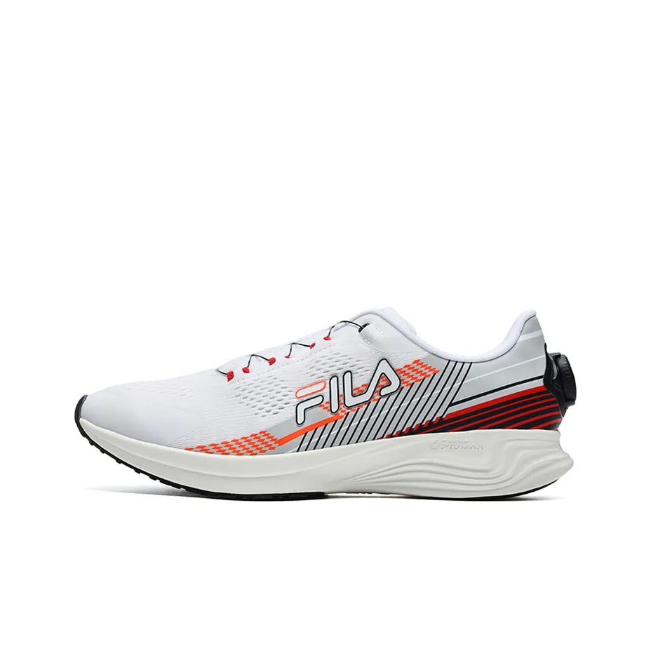 FILA Cushioned Anti Slip And Wear Resistant Lightweight Low Top Training Running Shoes Men
s White