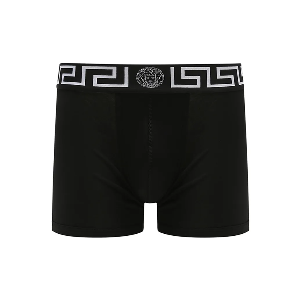 VERSACE 1 Пачка Черные Мужские Боксеры