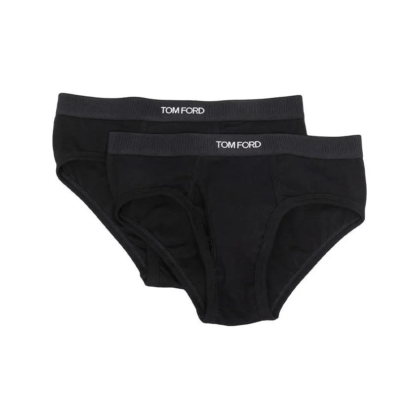 TOM FORD Pack Of Two Logo Waistband Briefs