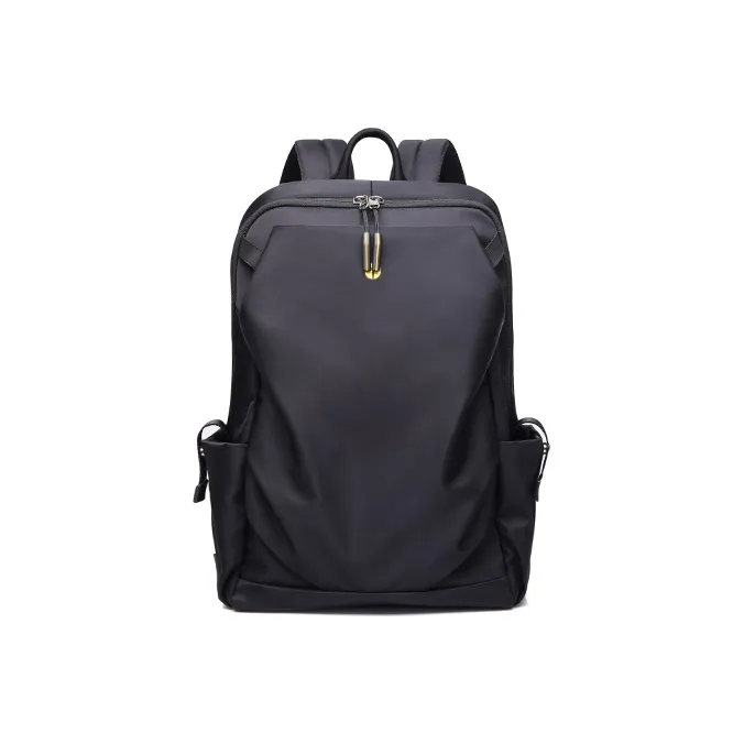 TANGCOOL Nylon Fabric Laptop Backpack Large Size Unisex Black