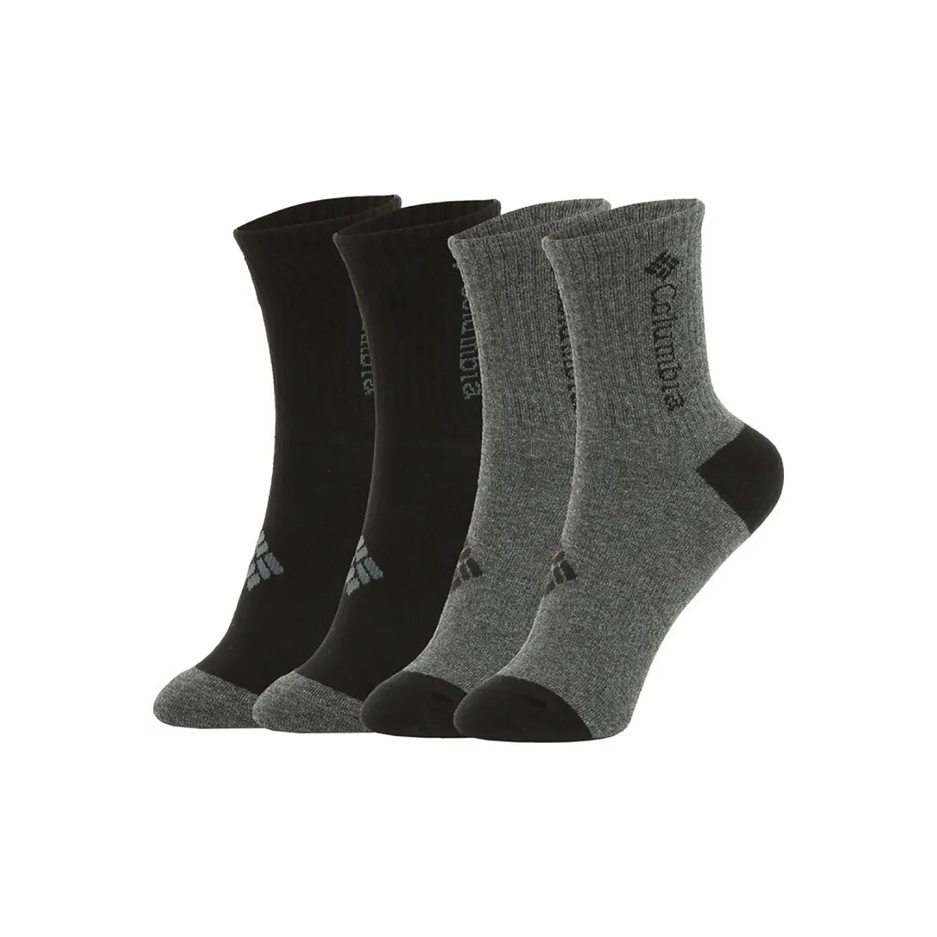 Коллаборация Columbia Casual Outdoor Высокие носки Унисекс Черный Серый