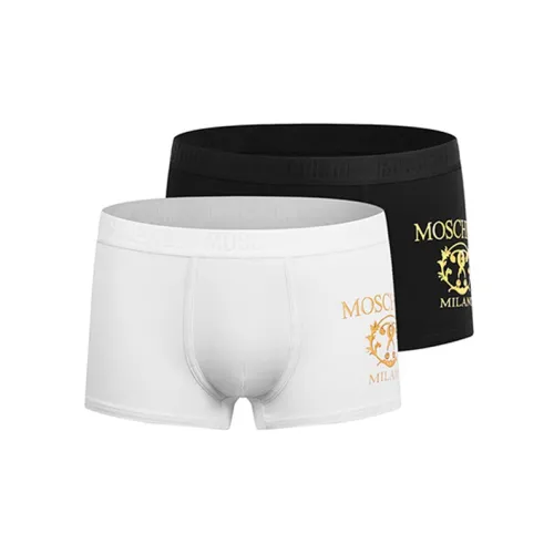 MOSCHINO 1 комплект 2 упаковки Мужские трусы