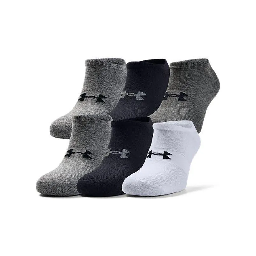Under Armour UA Essentials No Show Ankle Socks Men's 6 Pack