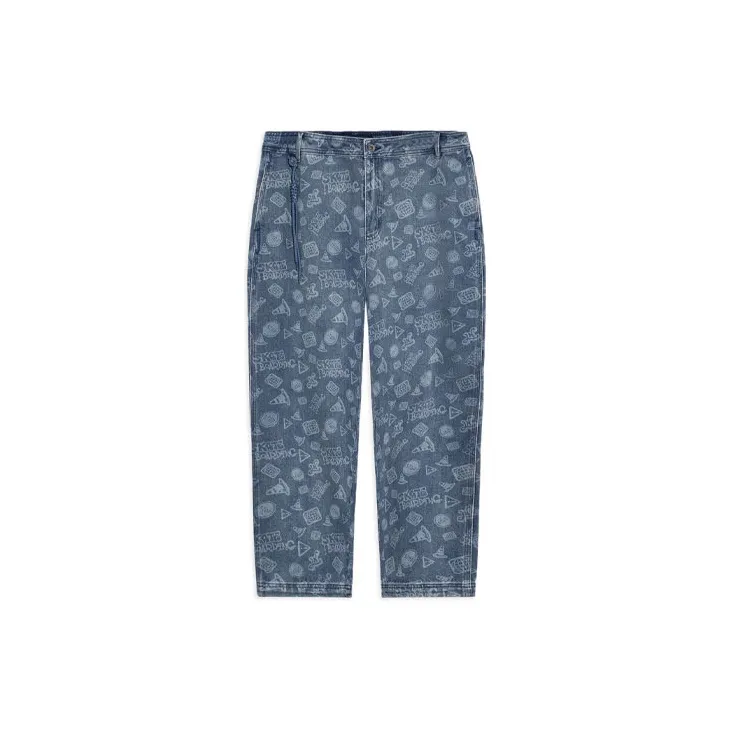 LINING Skateboard Jeans Men Light Blue