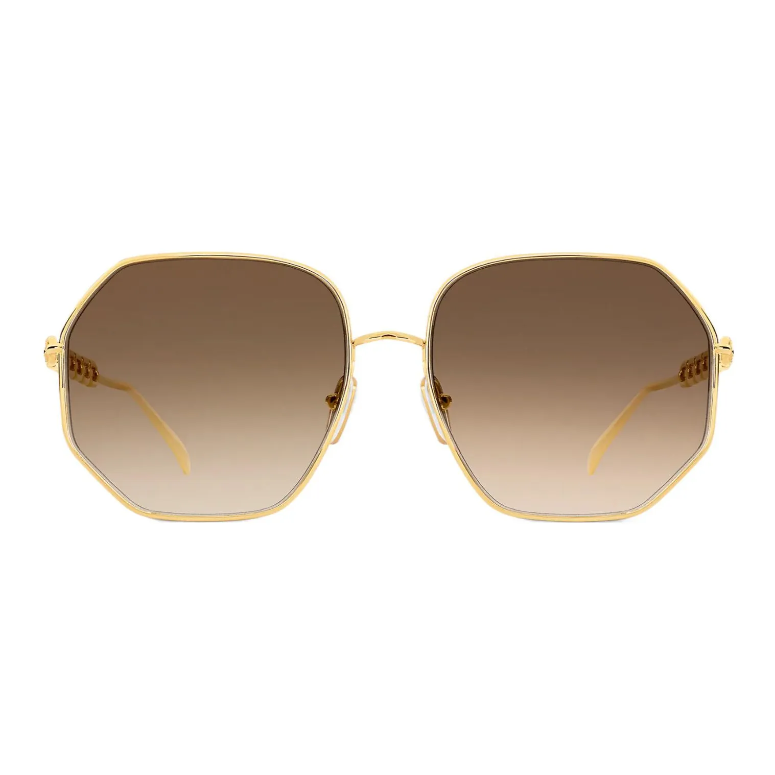 Saint Laurent logo-engraved pilot-frame SE6162-5890B Sunglasses Silber