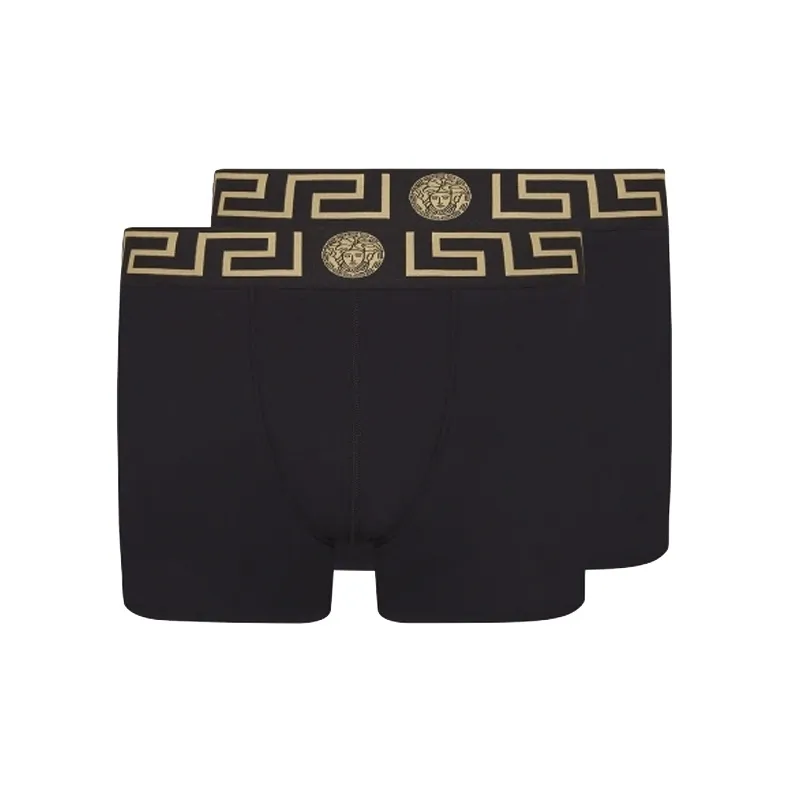 VERSACE Greca Border Boxers 'Black'