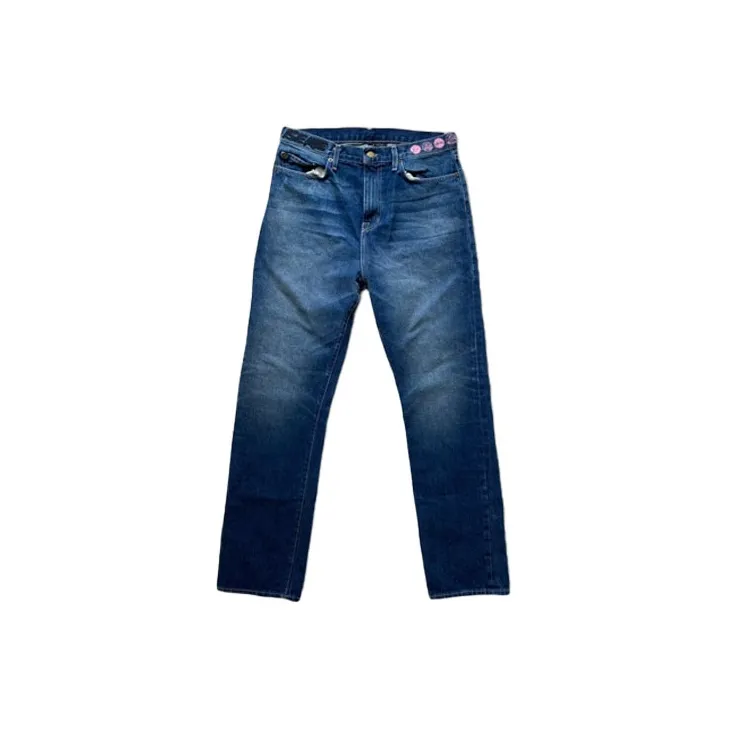 Travis Scott Джинсы Осенние Унисекс Синий