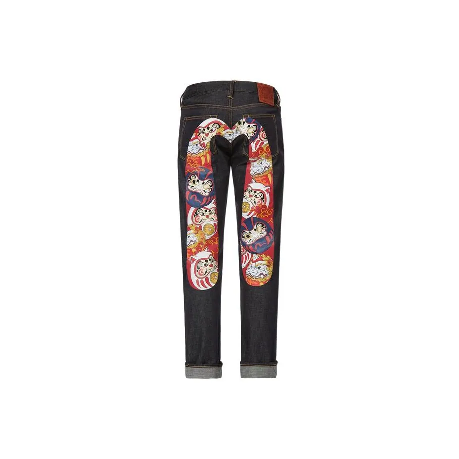 EVISU Jeans Men Denim Blue