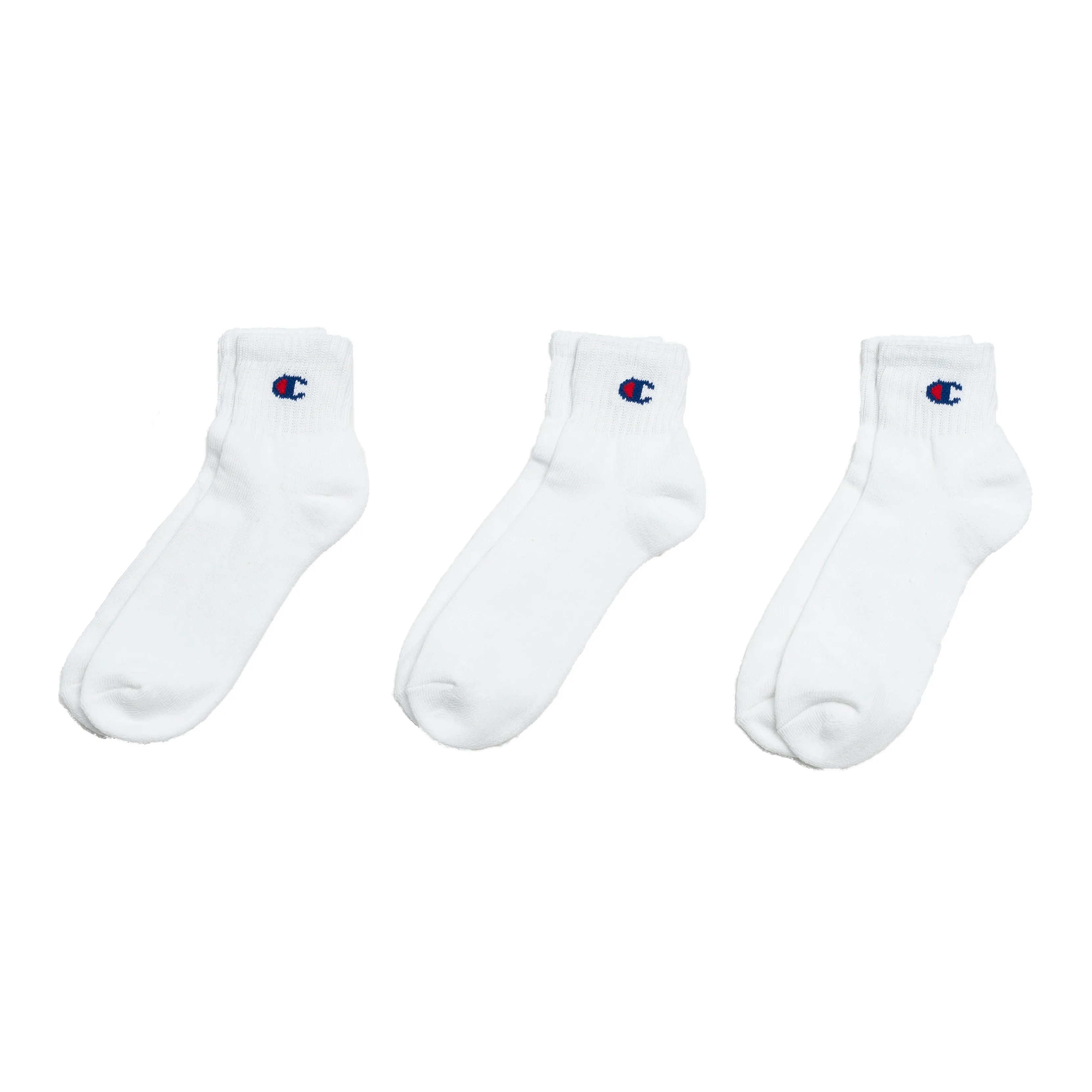 Champion Mid Calf Socks Japan Version Unisex 3 Pack