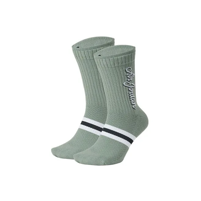 Jordan Mid-Calf Socks Unisex Seaweed Green