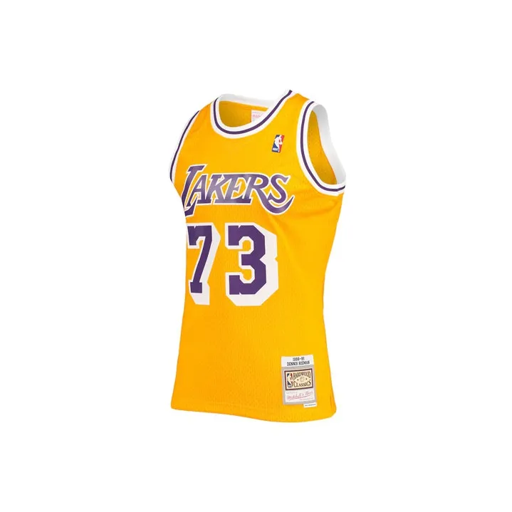 Mitchell & Ness Dennis Rodman Los Angeles Lakers 1998 99 Hardwood Classics Swingman Jersey