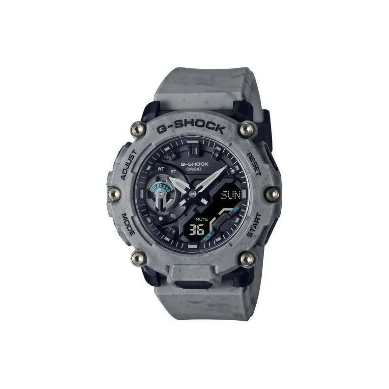 Мужские часы SHOCK, кварцевый механизм, 50,8 мм, серый