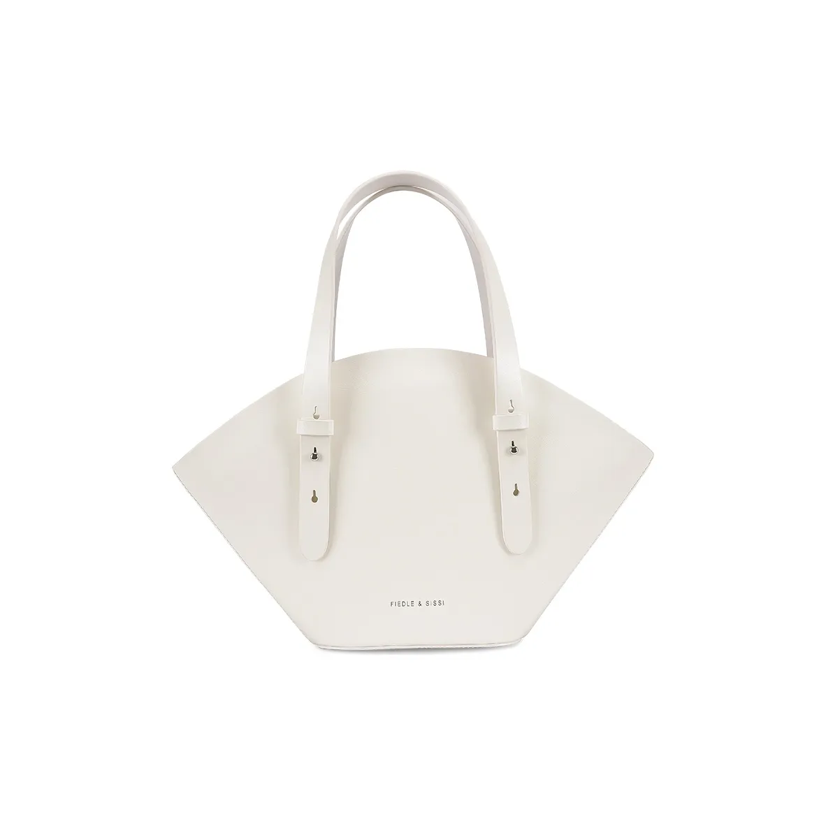 FIEDLE&SISSI Cow Leather Shoulder Bag, Crossbody Bag, Handbag Regular Women's White