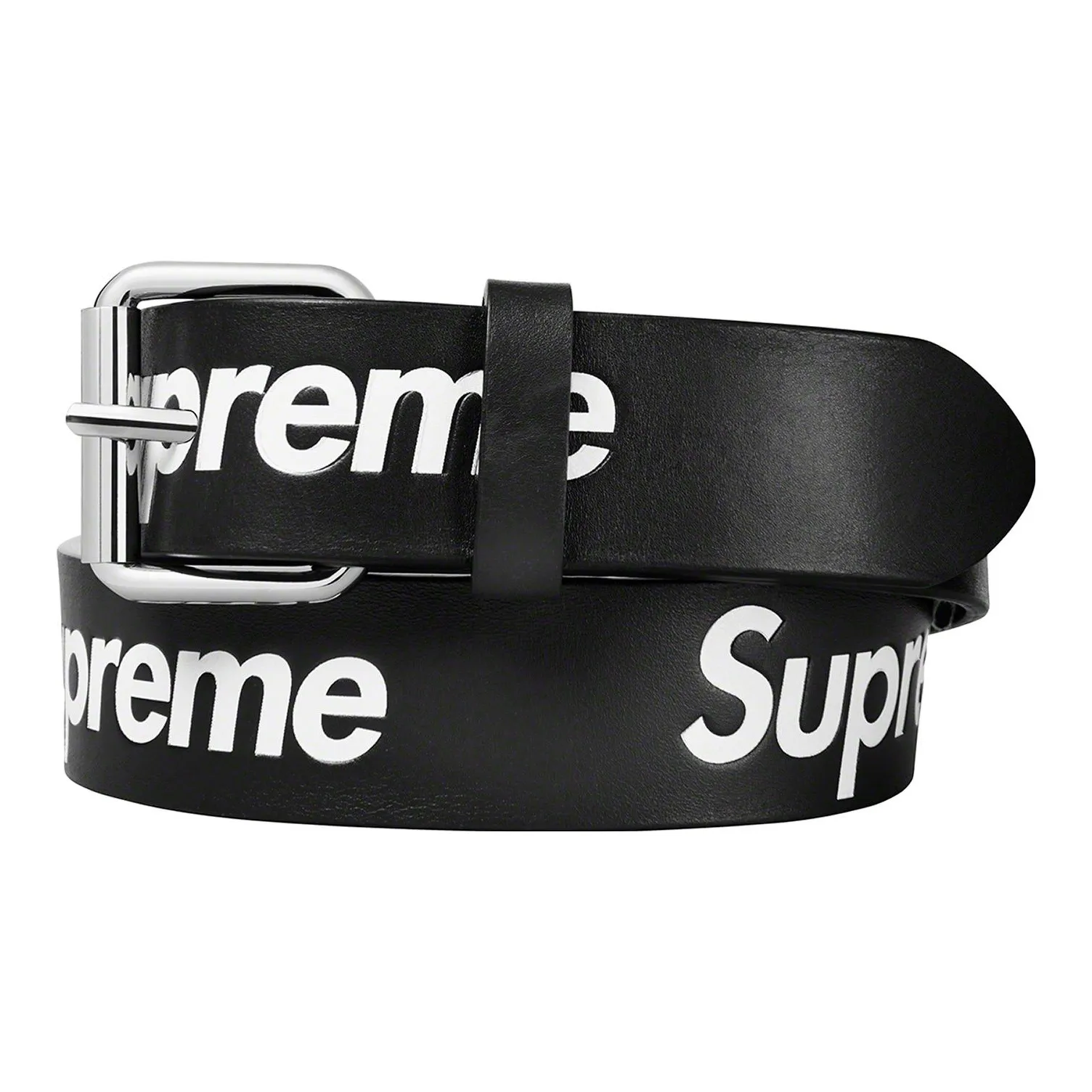Supreme Ремни из коровьей кожи унисекс красный зеленый черный