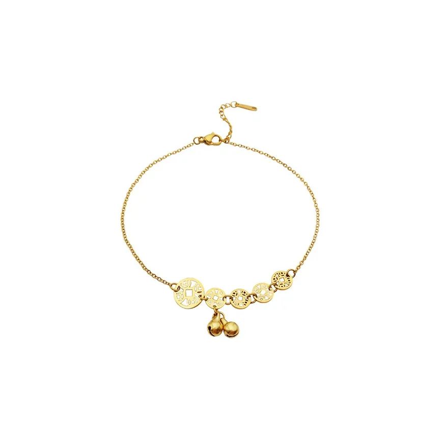West Island Anklets Women's Gold