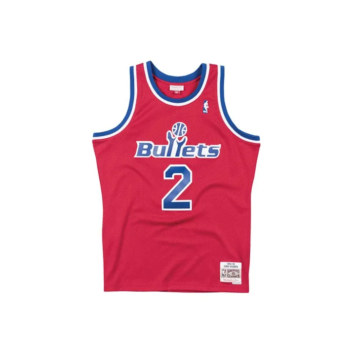 Mitchell Ness Nba Kids Washington Bullets Chris Webber 1994 95 Swingman Road Jersey