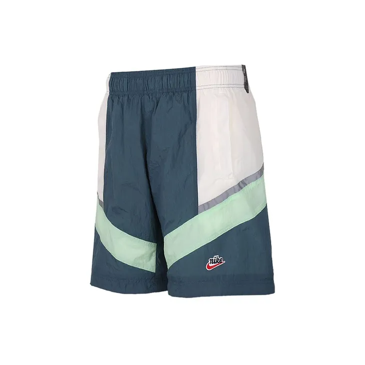 Nike Casual Shorts Men's Sail White/Gray Green/Calm Yellow Green
