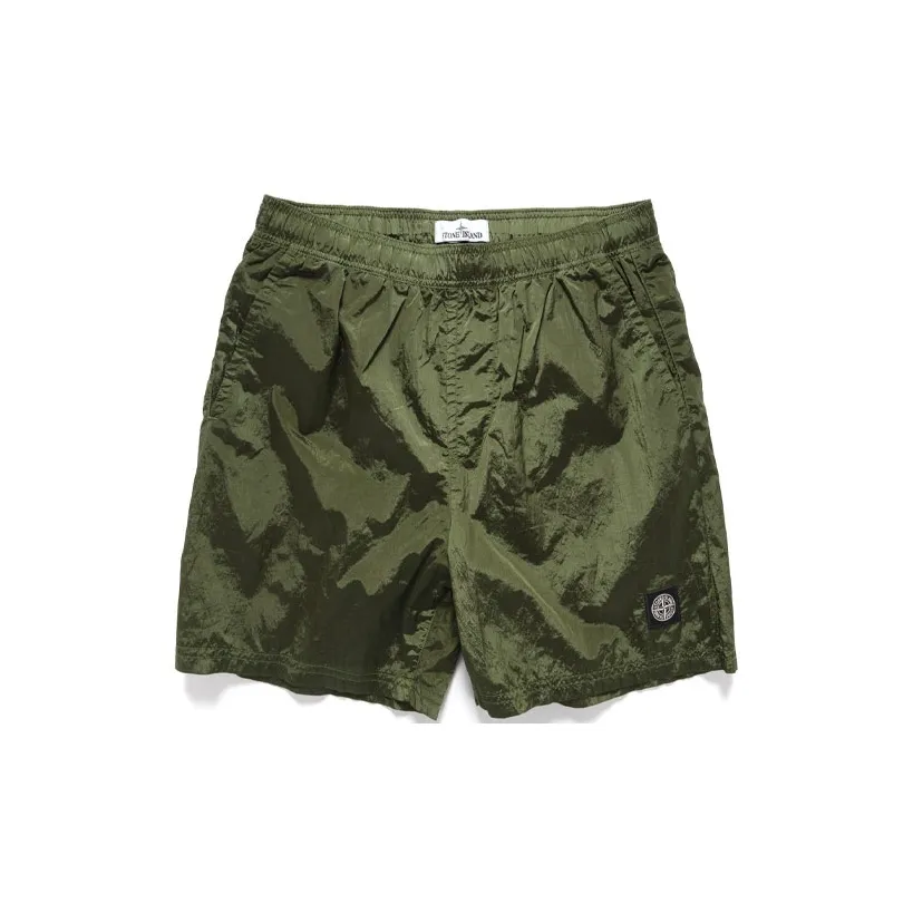 STONE ISLAND SS22 Casual Shorts Men's Green