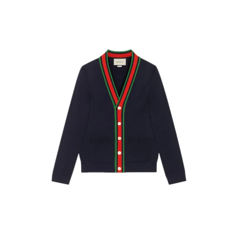 GUCCI Sweaters Men's Dark Blue