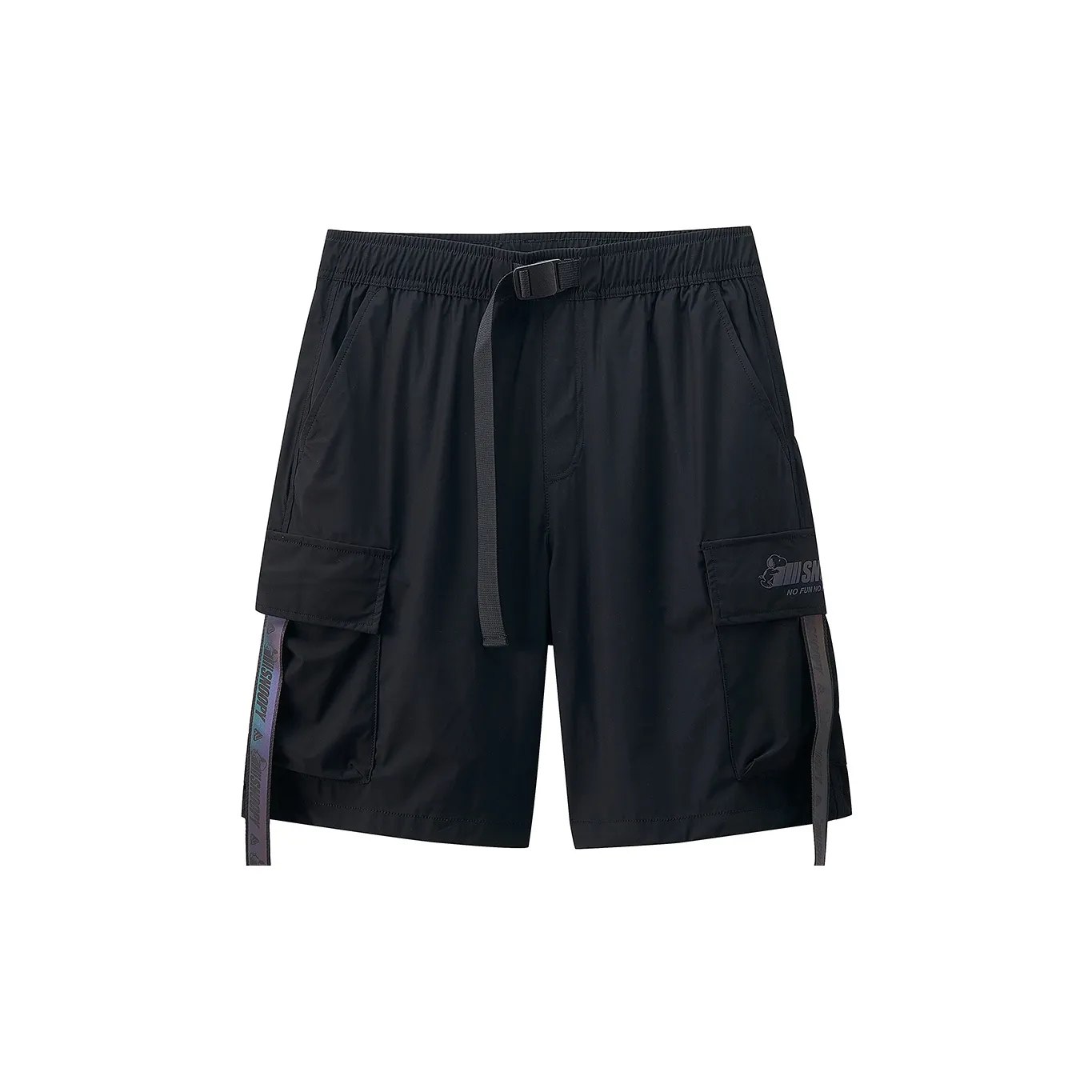 FUN X Snoopy Cargo Shorts Men's Black