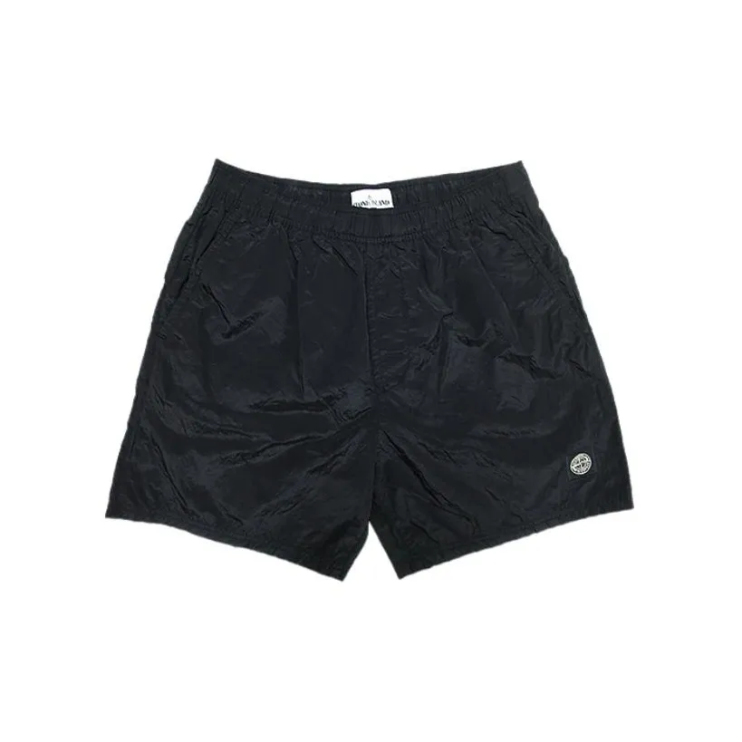 STONE ISLAND Casual Shorts Men's Black