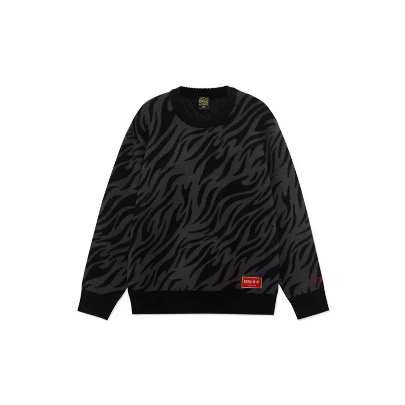 LiNing Sports Life Collection Sweater Unisex Earth Black