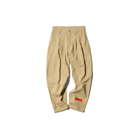 ROARINGWILD Повседневные брюки Осенний Унисекс Хаки