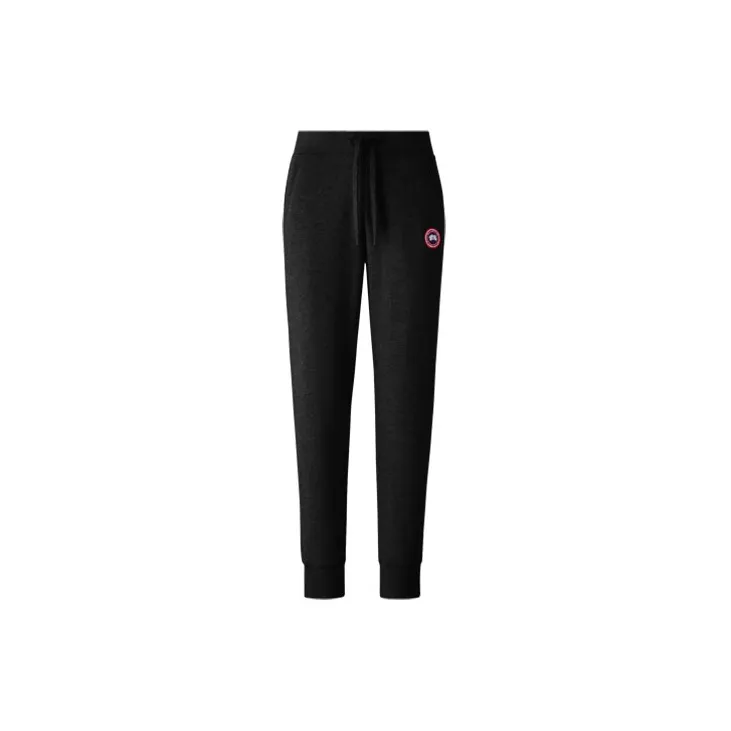 Canada Goose Knitted Sports Pants Men's Black