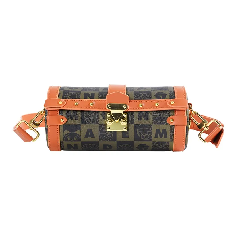 OTA PU Crossbody Bag Shoulder Bag Regular Women's Brown Off White