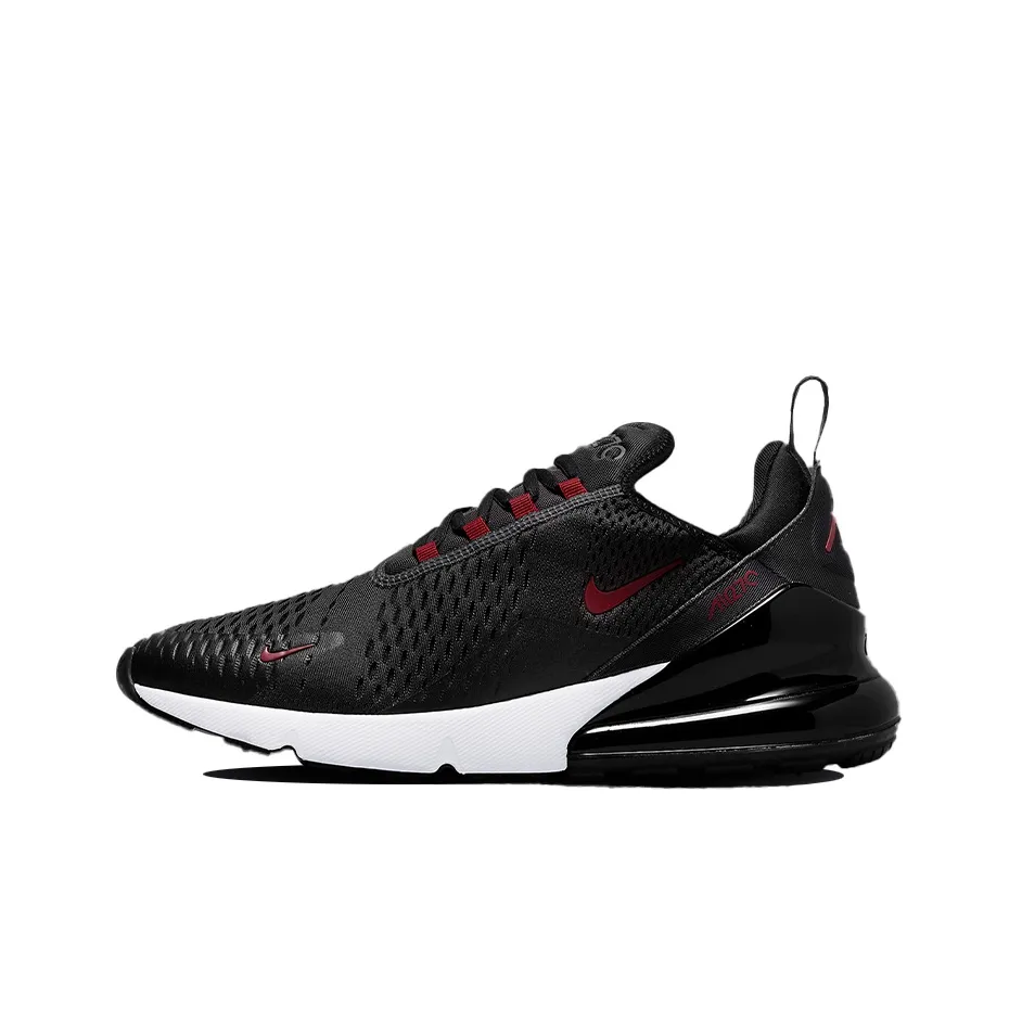 Nike Air Max 270 Low Топ Повседневная обувь Мужская Черная Красная