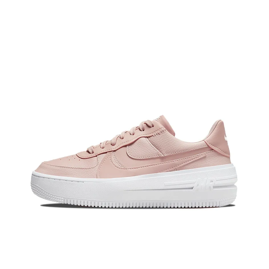 Nike Air FORCE 1 PLT.AF.ORM Противоскользящие Устойчивые к износу Легкие Низкие Кроссовки для скейтбординга Женские Розовые
